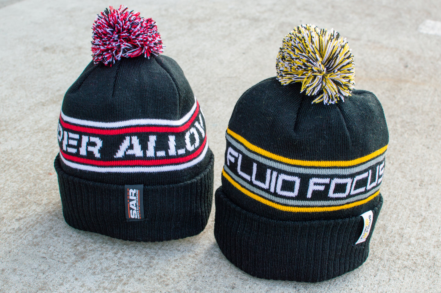 Fluid Focus / Super Alloy Racing Beanies